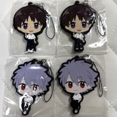 エヴァンゲリオン 渚カヲル 碇シンジ アニメイト ラバーストラップ エヴァンゲリオン 渚カヲル 碇シンジ アニメイト ラバーストラップ