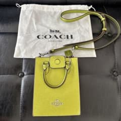 COACH 2way ショルダーバッグ ライムグリーンのサムネイル