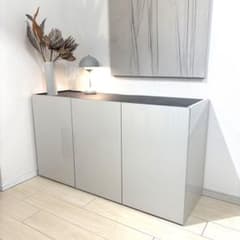 【ほぼ未使用】パモウナ　CEキャビネット シルキーアッシュ 3扉 120cm m25348779933_1.jpg?1765614944