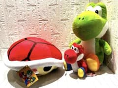 【3点セット】スーパーマリオ　ヨッシー　特大サイズ　ぬいぐるみ