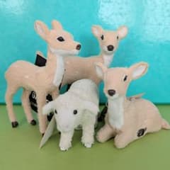 子鹿 バンビ 羊 インテリア 置物 飾り物 ガーデニング 動物グッズ