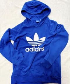 adidas 青パーカー sサイズ 古着のサムネイル