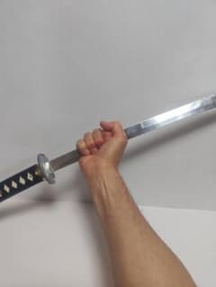 日本舞踊用、日本刀、ステンレス製、刃渡り460mm 全長730mmのサムネイル