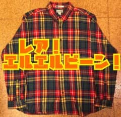 エルエルビーン 3点留めレアカラーチェックシャツ ビックサイズ オーバーサイズのサムネイル