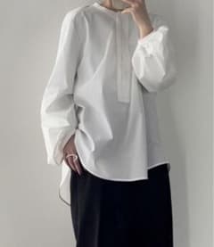 fashiru  band collar pullover shirtのサムネイル