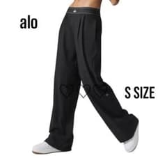 Alo Yoga パンツ アローヨガ Sサイズ スーツアップトラウザー ブラック