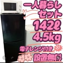 505 洗濯機 冷蔵庫 電子レンジ 一人暮らし 家電セット 設置無料 安い