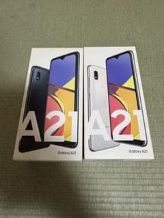 Galaxy A21 ブラック ホワイト 2台セットのサムネイル