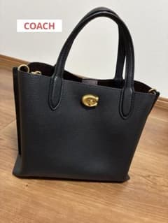 COACH ウィロウ ハンドバッグ ブラック（ショルダーなし）のサムネイル