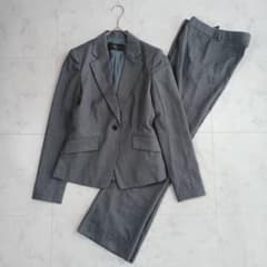 INTERPLANET パンツセットアップ シルク混 ストライプ 36/38