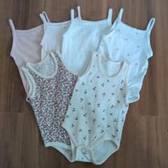 ベビー肌着 ロンパース 6点セット 女の子のサムネイル