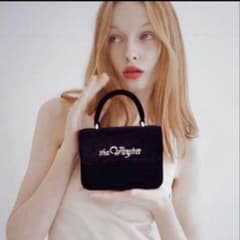 thevirgins ハンドバッグ　ベロアのサムネイル