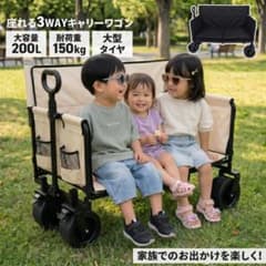 【新品・未使用】 アウトドアワゴンBEのサムネイル