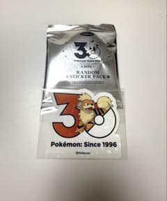 [한국 한정] 포켓몬 30주년 기념 스티커 가디