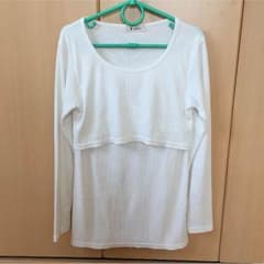 そぼんぬ様専用 授乳服 ミルクティー トップスのサムネイル