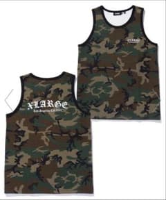 XLARGE 迷彩柄 ワッフル タンクトップ L 新品未使用タグ付きのサムネイル