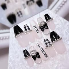 お急ぎ便B♥ ネイルパーツ ネイルチップ オタクネイル 白ネイル ちゅるん 地雷 お急ぎ便B♥ ネイルパーツ ネイルチップ オタクネイル 白ネイル