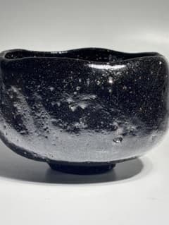 黒楽茶碗 抹茶碗 陶器 茶道具 楽焼 骨董品 遺品整理 茶道 - メルカリ