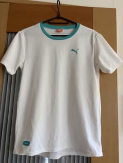 PUMA 半袖Tシャツ ホワイト×ターコイズのサムネイル