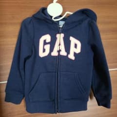 GAP　パーカー　上着　110㎝　紺　人気　ギャップ　アウター　ベビーのサムネイル
