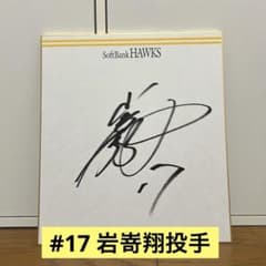 福岡ソフトバンクホークス オリックスバファローズ 岩嵜翔投手 直筆