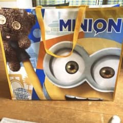 USJ ユニバミニオン MINION ショッピングバッグ　ファスナー付きのサムネイル