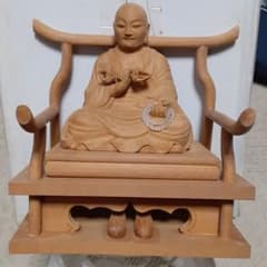 【daroqwertrm様専用】　弘法大師　一刀彫
