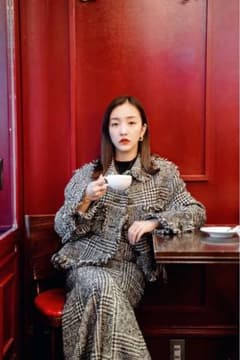CHECK TWEED JACKET Rosy Luceのサムネイル
