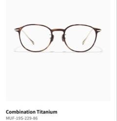 中顔面短縮 JINS メガネ Combination Titanium - メルカリ