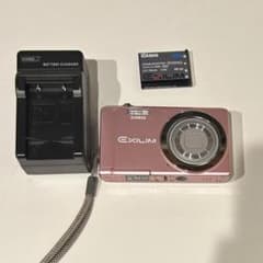 CASIO EXILIM EX-ZS5 ピンク 充電器付き 動作確認済み - メルカリ