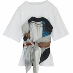Ameri VINTAGE MEDI DRAWING UNEVEN TEEのサムネイル