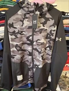 Under Armour XL 迷彩フルジップフーディ - メルカリ