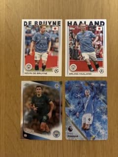 Topps マンチェスター・シティ 選手カード 4枚セットのサムネイル