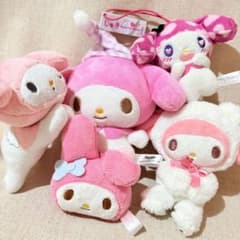 マイメロディ ぬいぐるみストラップ 14個セット マイメロディ ぬいぐるみ キーホルダー ストラップ まとめ売り - メルカリ