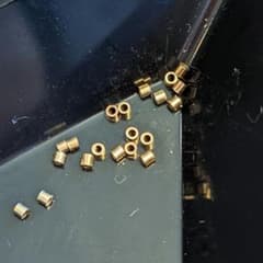 K14GF つぶし玉（かしめ玉）1mm×1mmのサムネイル