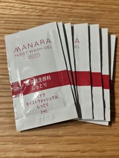 MANARA マナラ モイストウォッシュゲル 美容液洗顔料 サンプル 7包のサムネイル