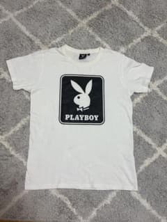 PLAYBOY プレイボーイ 半袖 Tシャツ ホワイト Mのサムネイル