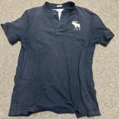 Abercrombie & Fitch ポロシャツ L ネイビーのサムネイル