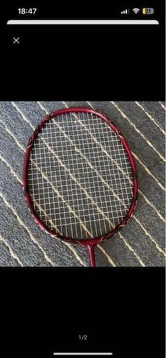 ボルトリック　e tune バドミントンラケット 赤 4U ボルトリック e tune バドミントンラケット 赤 4U - メルカリ