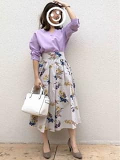 PICCIN 花柄ロングスカートのサムネイル