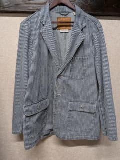 Levi's Premium ヒッコリー テーラードジャケット Lのサムネイル