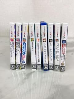 ＋닌텐도 3DS 게임 소프트 9개 세트 마리오 별의 커비 미트피어