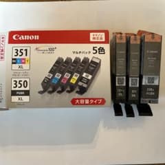 キャノン純正インクカートリッジ(BCI-351  BCI-350)  3本セットのサムネイル