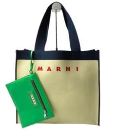 本日お値下げ マルニMARNI ジャガード トートバッグのサムネイル