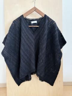 SOIL/ソイル★レースポンチョプルオーバー★ 新品 SOIL ソイル オールレース ポンチョ プルオーバー 黒 - メルカリ
