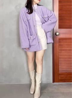 dazzlin アウター 紫のサムネイル
