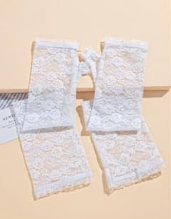 SENIOR 白 レース つけ袖のサムネイル