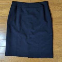 青山 ANCHOR WOMAN PERSON'S　スカート11号　ネイビー　美品のサムネイル