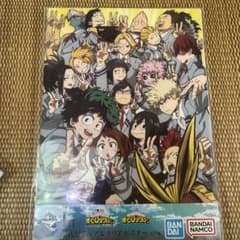 僕のヒーローアカデミア 一番くじ I賞 歴代ビジュアルクリアポスター