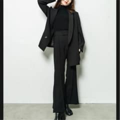 LEANN MOMENT  Garçon pants / Noir パンツのみのサムネイル